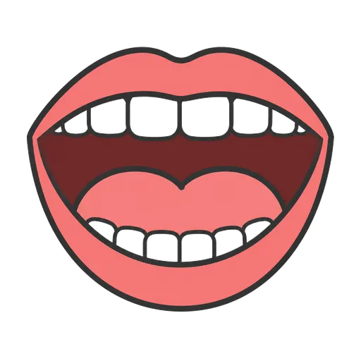 Pictogramme CAA : bouche