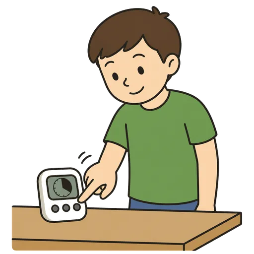 Pittogramma CAA: imposta un timer