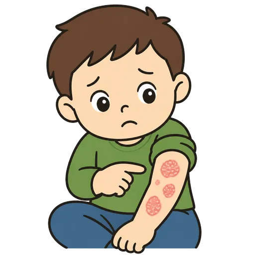 Piktogram AAK: psoriáza