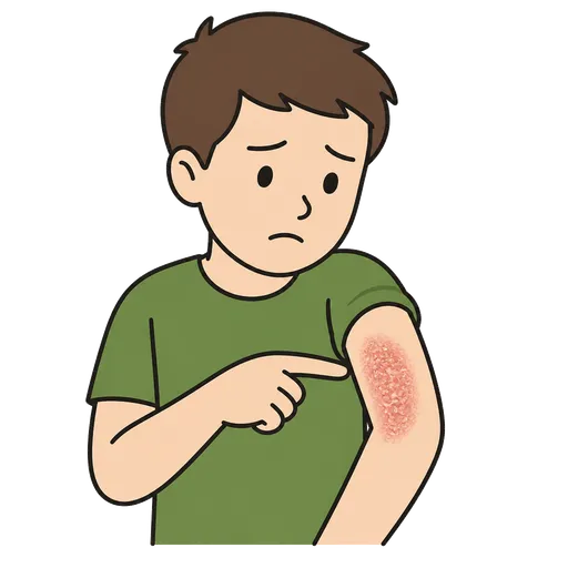 Piktogram AAK: psoriáza