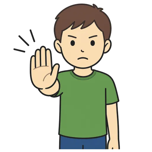 Piktogram AAC: uwaga