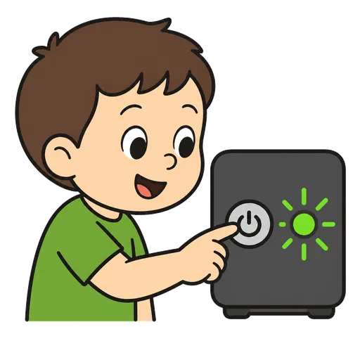 Pictograma CAA: encendido