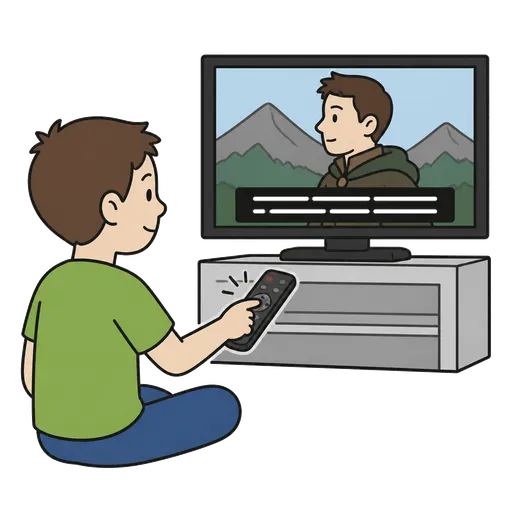 Pictogramme CAA : Activer les sous-titres