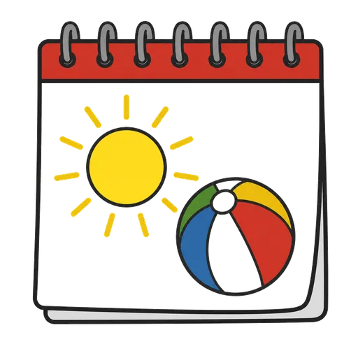 AAC-Piktogramm: Sommerferien