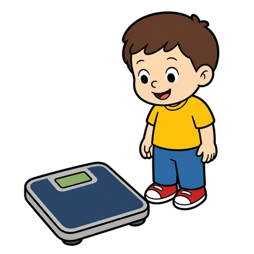 Piktogram AAC: waga łazienkowa