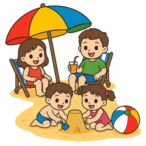 AAC-Piktogramm: Urlaub