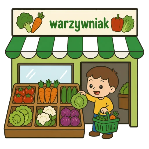 Piktogram AAC: warzywniak
