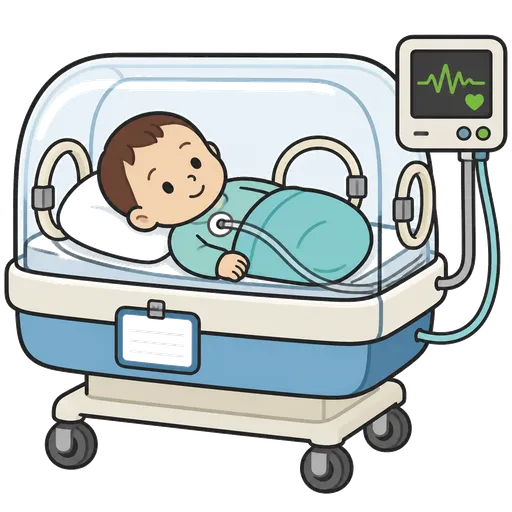 Pittogramma CAA: neonato prematuro