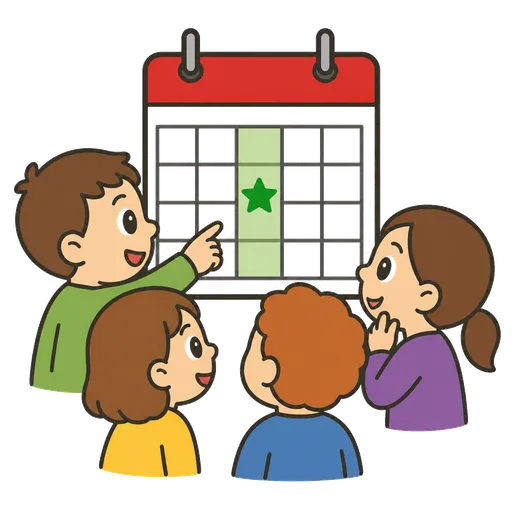AAC pictogram: we're Tuesday