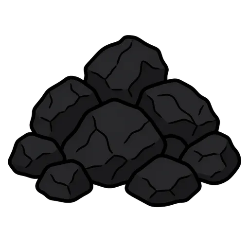Piktogram AAC: węgiel