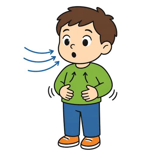 Piktogram AAK: Zhluboka se nadechni