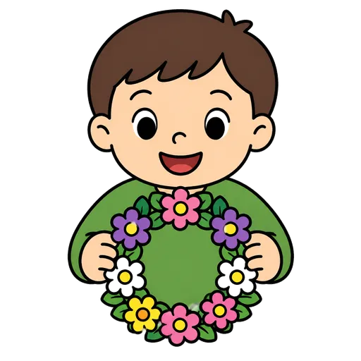 Pittogramma CAA: corona di fiori
