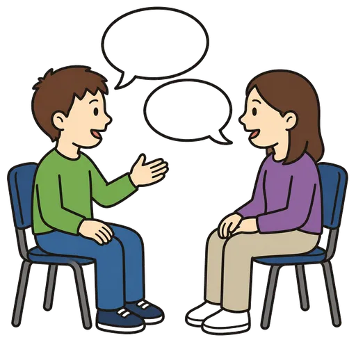 Pictograma CAA: conversación amplia