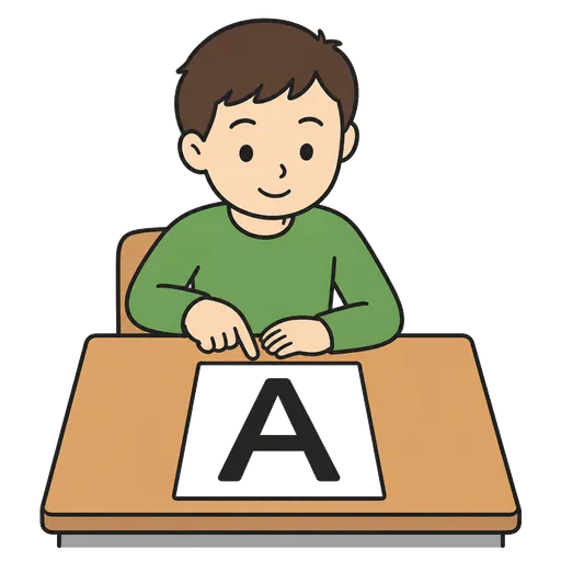 AAC-Piktogramm: Großbuchstabe