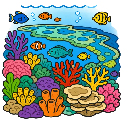 Pictograma CAA: Gran Barrera de Coral Australiana
