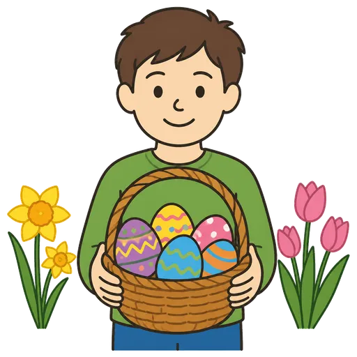 AAC pictogram: Easter