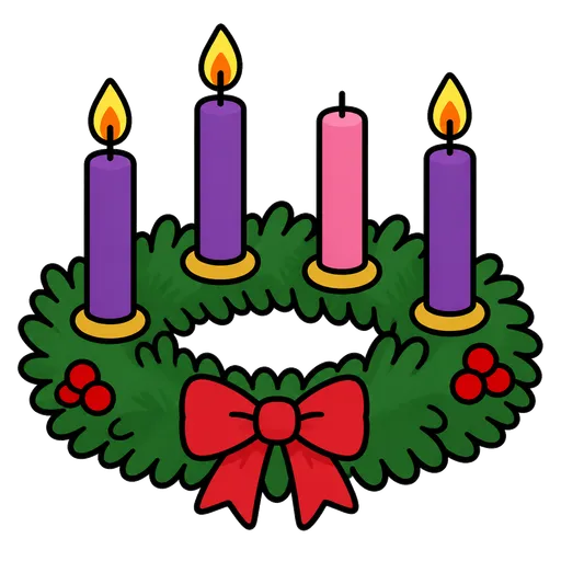 Piktogram AAK: adventní věnec