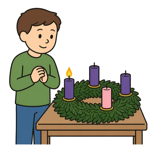 AAC pictogram: Advent ring