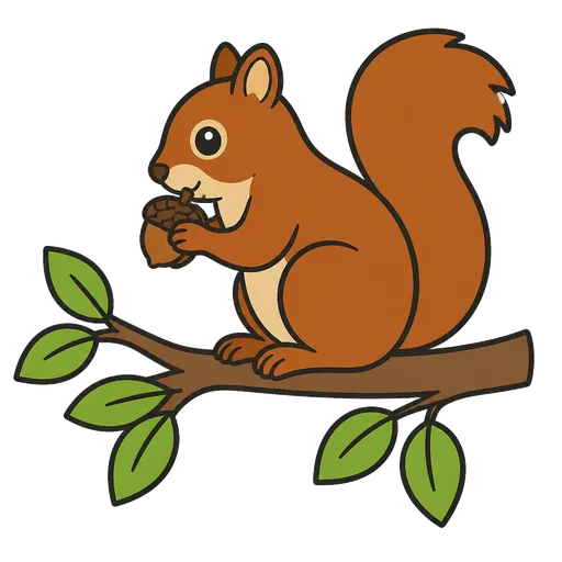 Pictograma CAA: ardilla