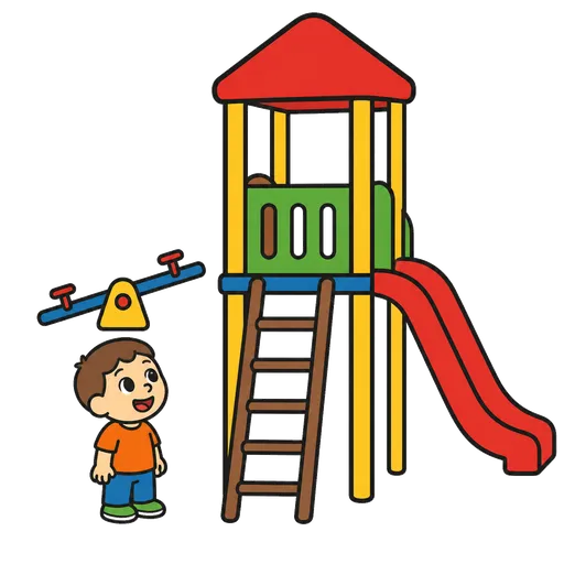 Pittogramma CAA: torre del parco giochi