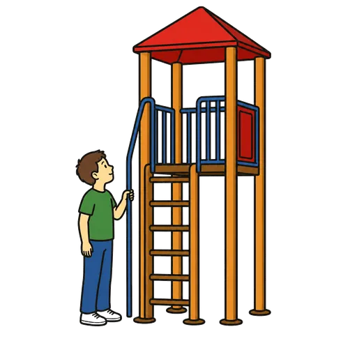 Pittogramma CAA: torre del parco giochi