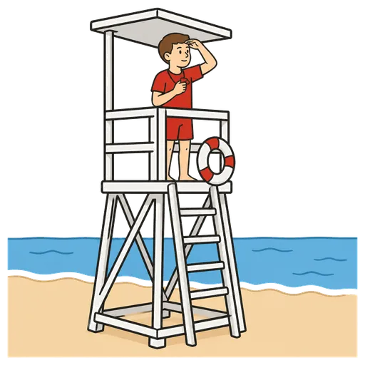 Pittogramma CAA: torre di salvataggio