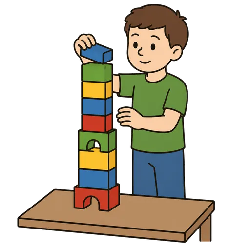 Pictogramme CAA : tour de blocs
