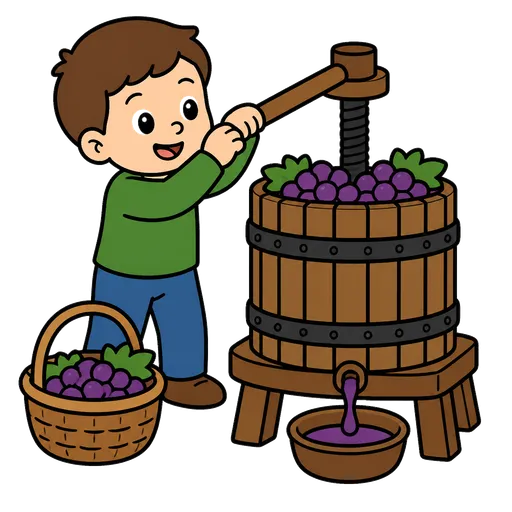 Pittogramma CAA: torchio del vino