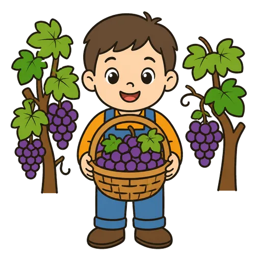 Piktogram AAC: winobranie