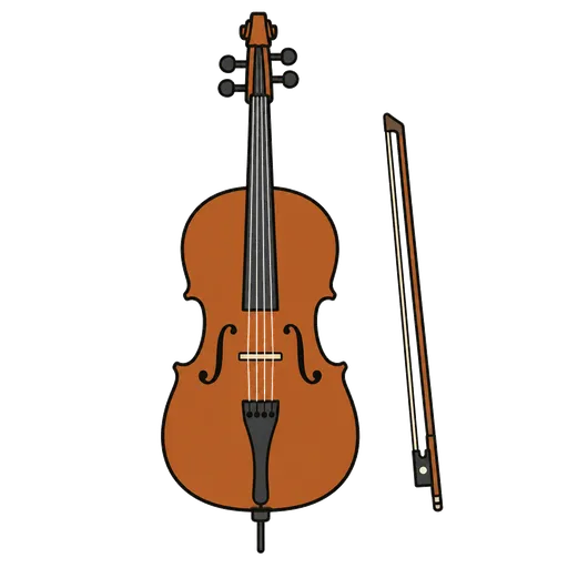 Piktogram AAK: violončelo
