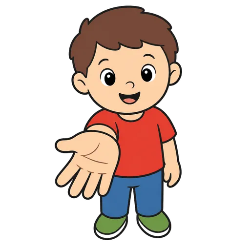 AAC-Piktogramm: Handfläche