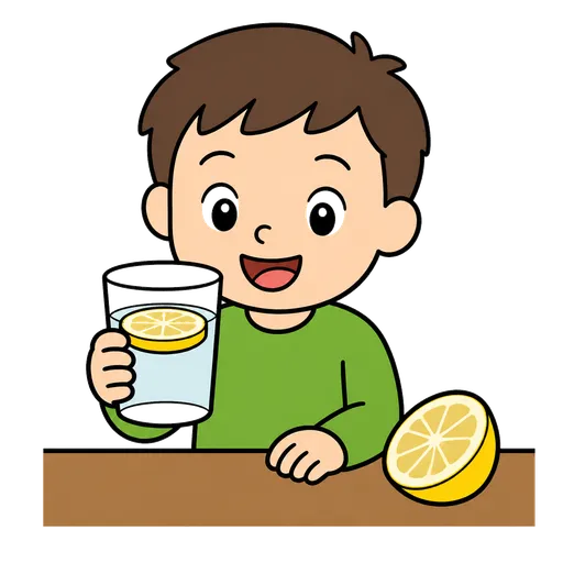 Pittogramma CAA: acqua con limone