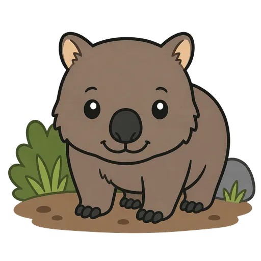 Pittogramma CAA: wombat