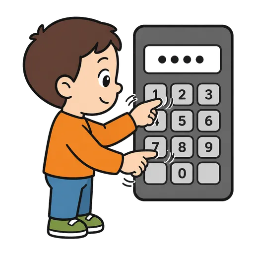 AAC pictogram: enter PIN