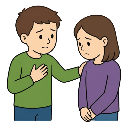 Pittogramma CAA: Mi dispiace per te