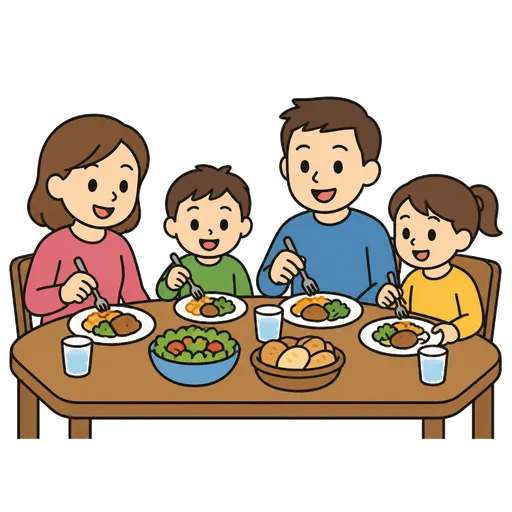 AAC-Piktogramm: gemeinsames Essen