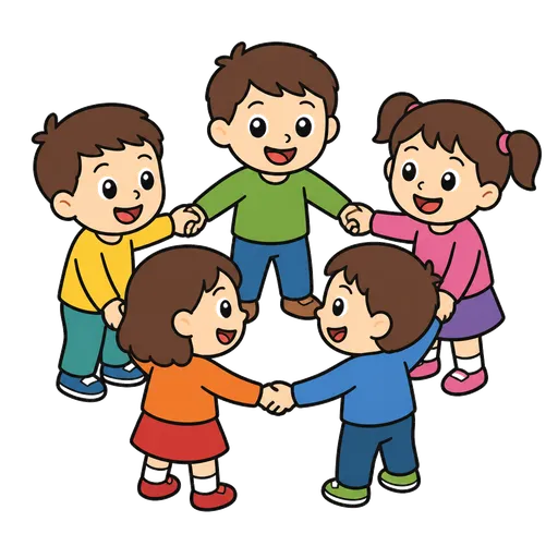 Piktogram AAC: wszyscy razem