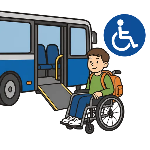 AAC-Piktogramm: barrierefreie Reise
