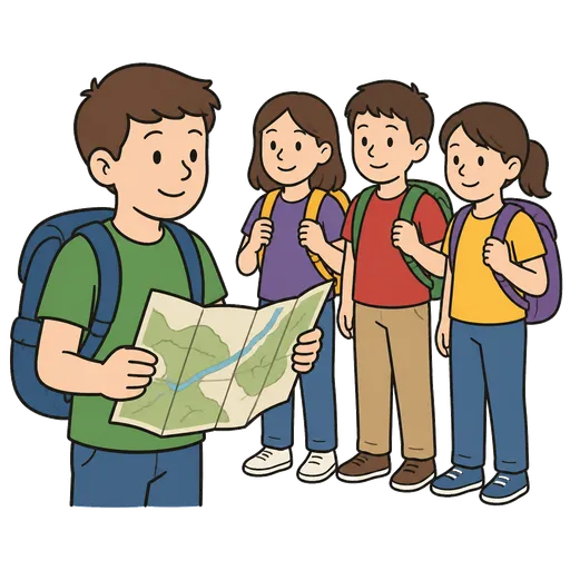 Piktogram AAC: wycieczka szkolna