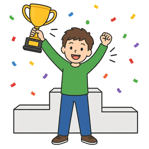 Pictograma CAA: ganador
