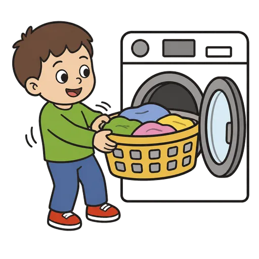 Pittogramma CAA: Porta fuori il bucato