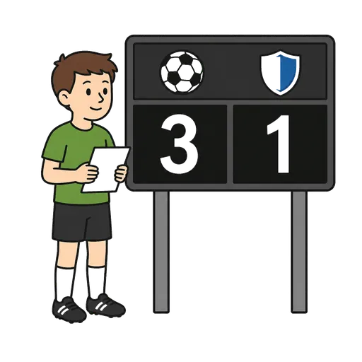 AAC-Piktogramm: Spielergebnis