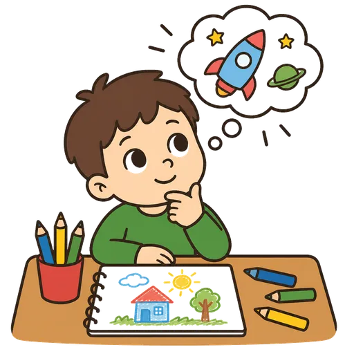 Pictograma CAA: imaginar