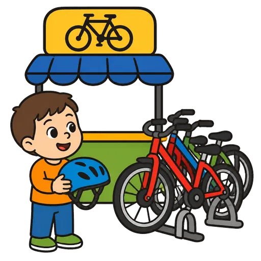 Pittogramma CAA: noleggio biciclette