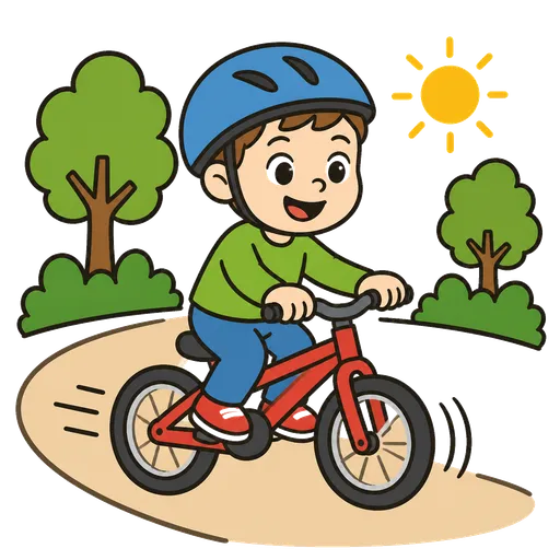AAC-Piktogramm: Fahrradfahrt