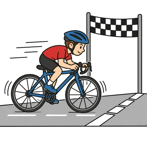 AAC-Piktogramm: Fahrradrennen