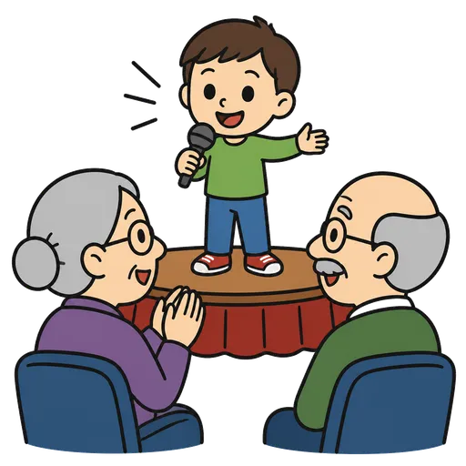 Pittogramma CAA: prestazione per nonna e nonno