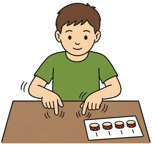 AAC pictogram: tap out rhythm