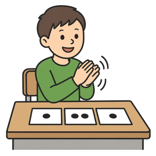 Piktogram AAC: wystukiwanie sylab