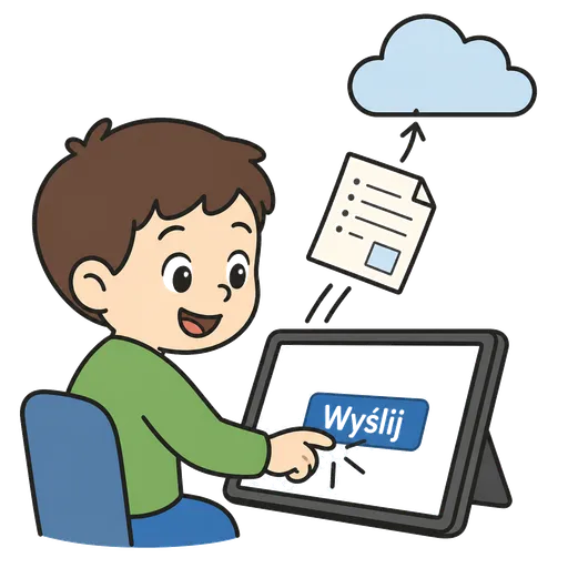 Pittogramma CAA: invia compiti online